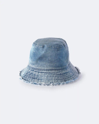 Toddler Denim Bucket Hat in Avenue Wash