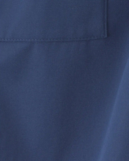 Toddler Girl Bow-Cuff Poplin Joggers - Navy Blue