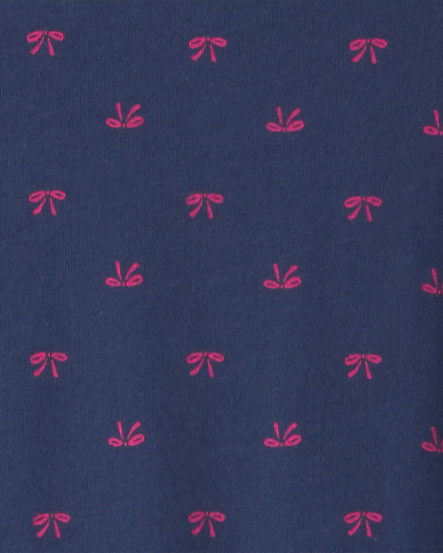 Toddler Girl Bow Long-Sleeve Peplum Top - Navy Blue