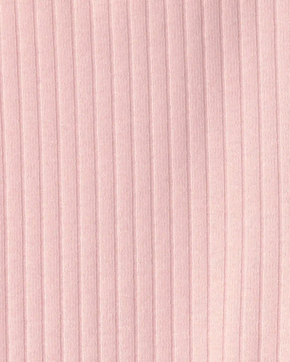 Toddler Girl Cotton Pull-On Stretch Rib Leggings - Pink