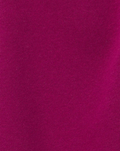Toddler Girl Fleece Joggers - Burgundy