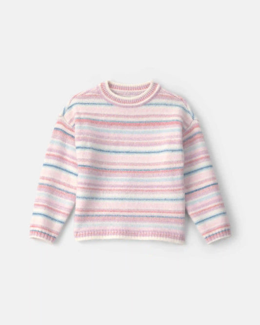 Toddler Girl Striped Sweater
