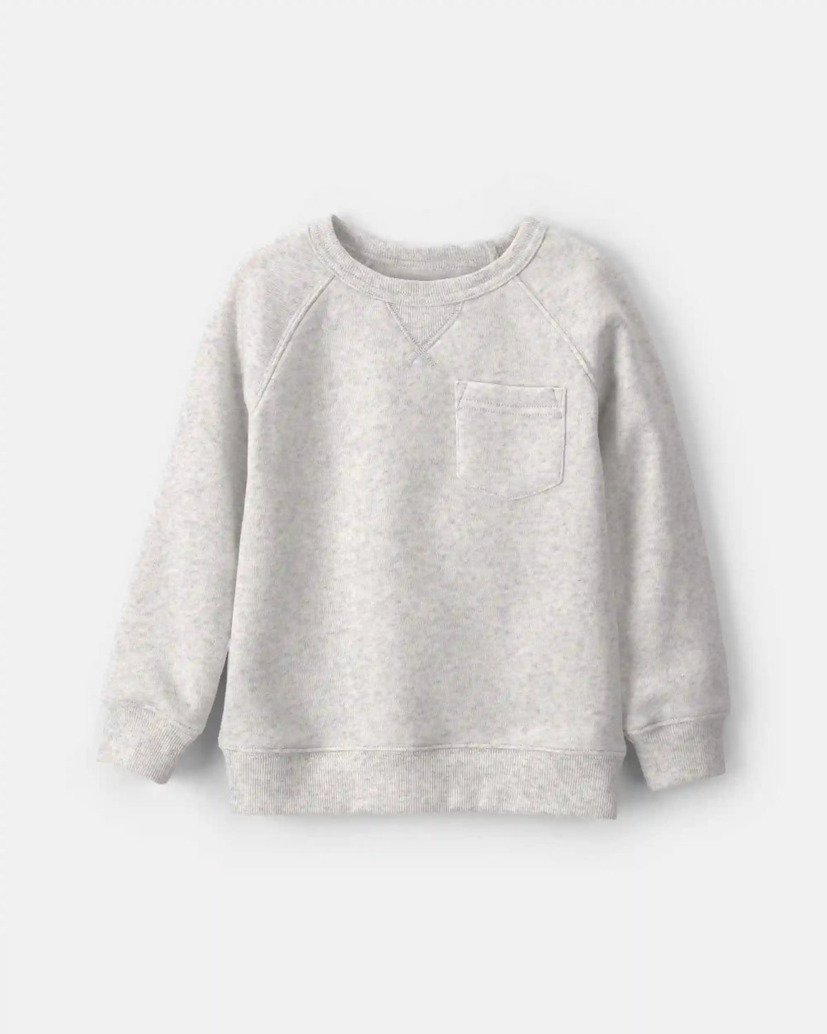 Toddler Boy Fleece Pullover Sweatshirt - Grey