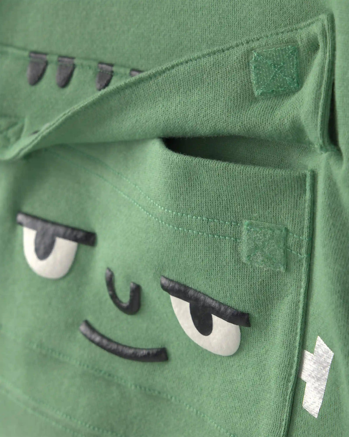 Toddler Boy Frankenstein Halloween Hoodie - Green