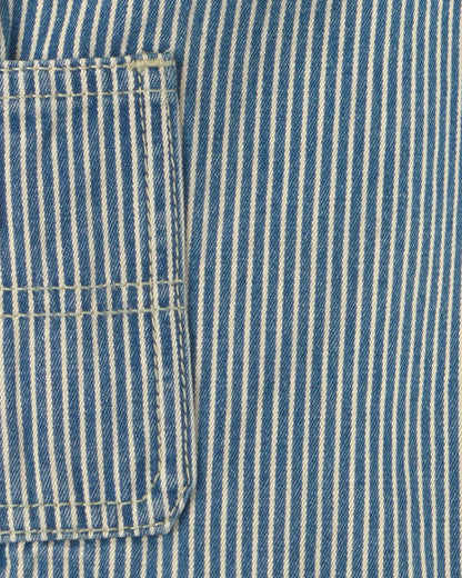 Toddler Boy Hickory Stripe Denim Carpenter Jeans - Light Wash
