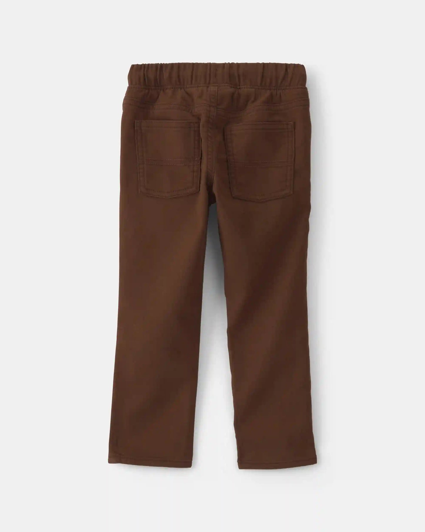 Toddler Boy Pull-On Pants - Brown