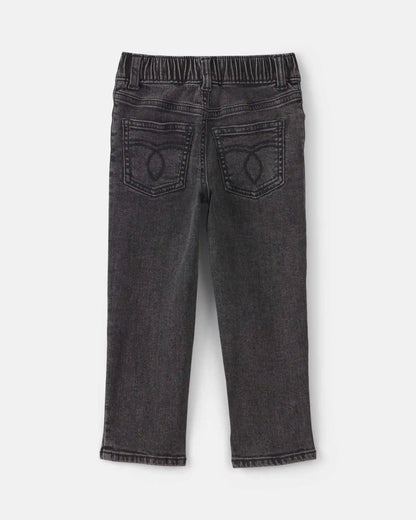 Toddler Boy Western Jeans - Black