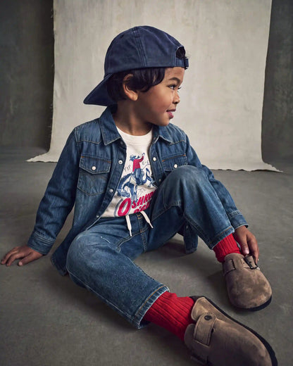 Toddler Boy Denim Relaxed Jeans - Light Wash