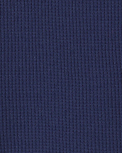 Toddler Boy Thermal Long-Sleeve Button-Down Shirt - Navy Blue
