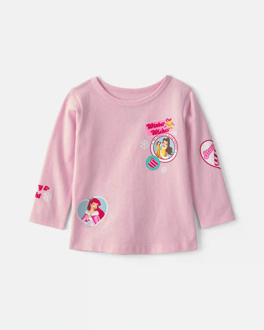 Toddler Girl Disney© Princess Long-Sleeve Graphic Tee - Pink