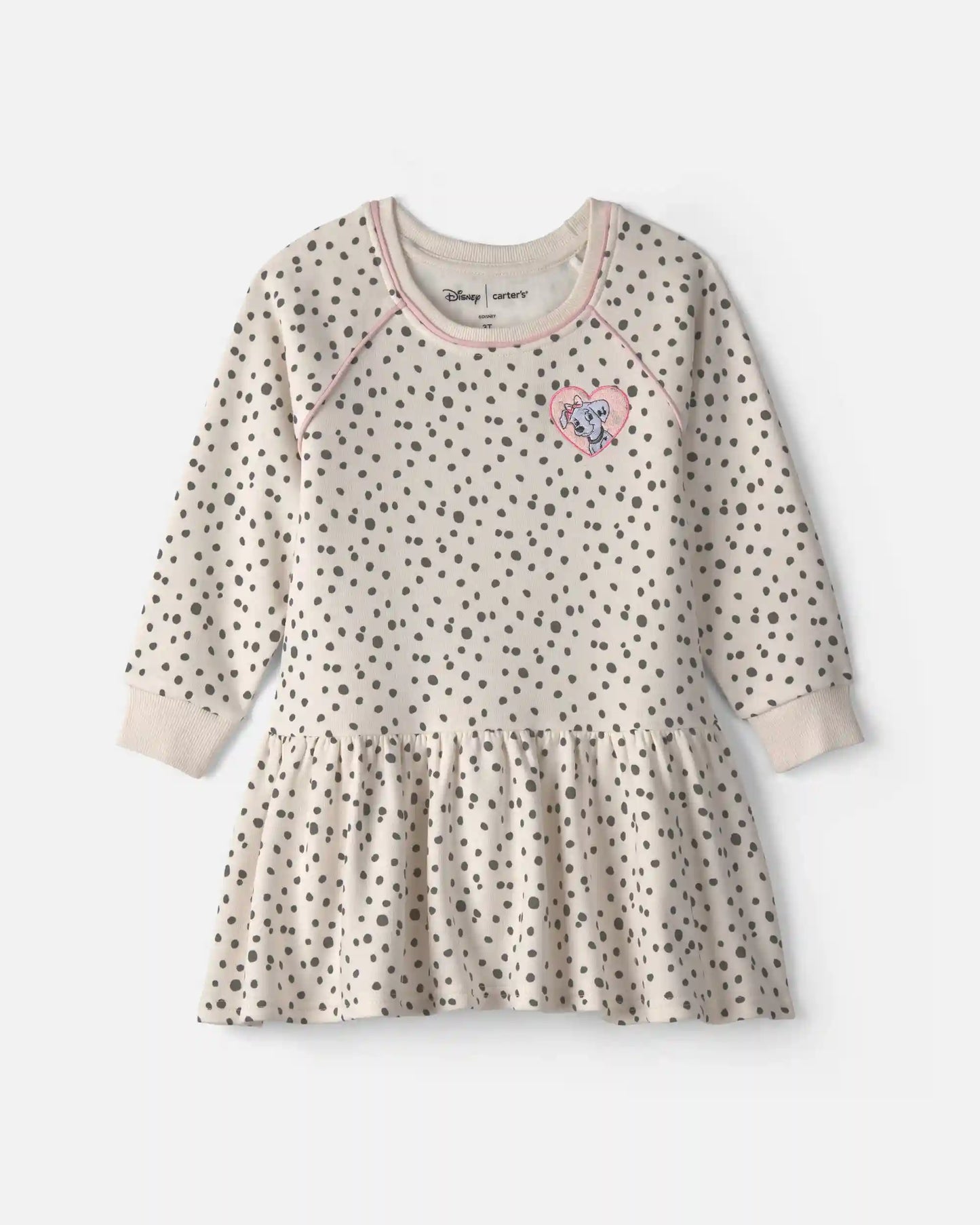 Toddler Girl Disney© 101 Dalmatians Long-Sleeve Dress