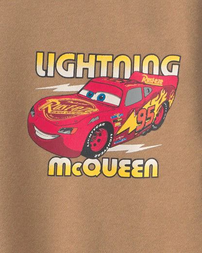 Toddler Boy 2-Piece Lightning McQueen Long-Sleeve Top & Pant Set - Brown