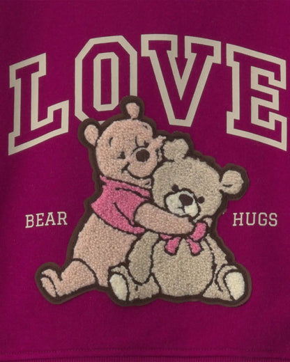 Toddler Girl 2-Piece Winnie the Pooh Top & Pant Set - Burgundy