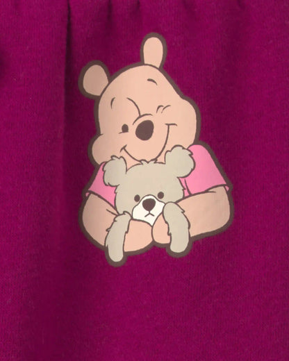 Toddler Girl 2-Piece Winnie the Pooh Top & Pant Set - Burgundy