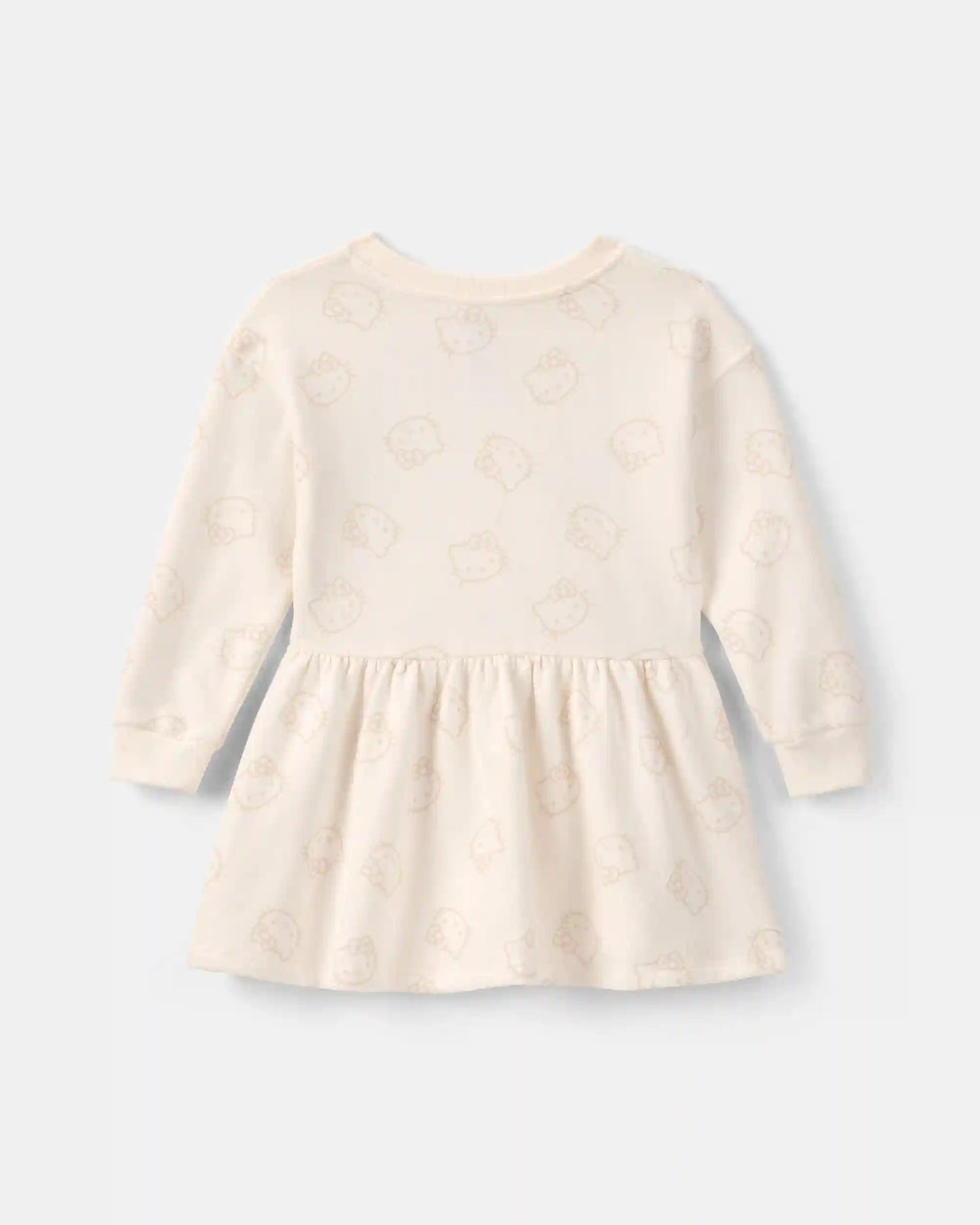 Toddler Girl Hello Kitty® Heart Long-Sleeve Layered Dress - Cream