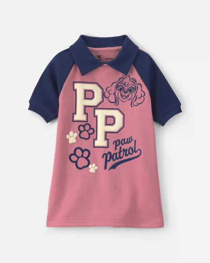 Toddler Girl PAW Patrol® Polo Dress - Pink/Navy Blue