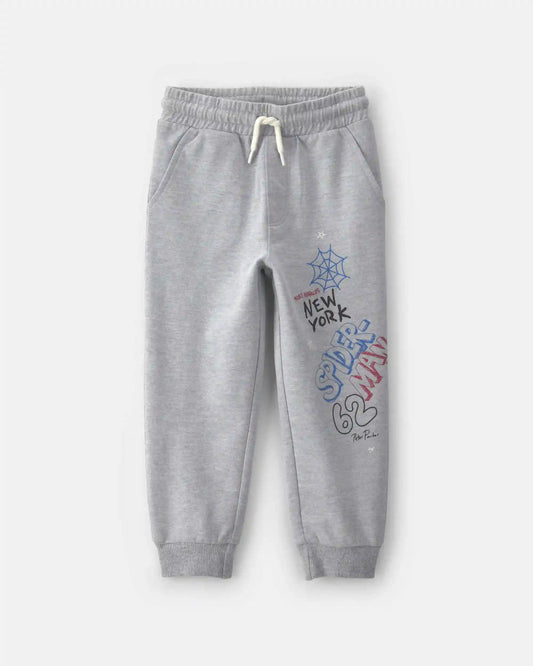 Toddler Boy 'New York' ©Marvel Spider-Man Joggers - Grey