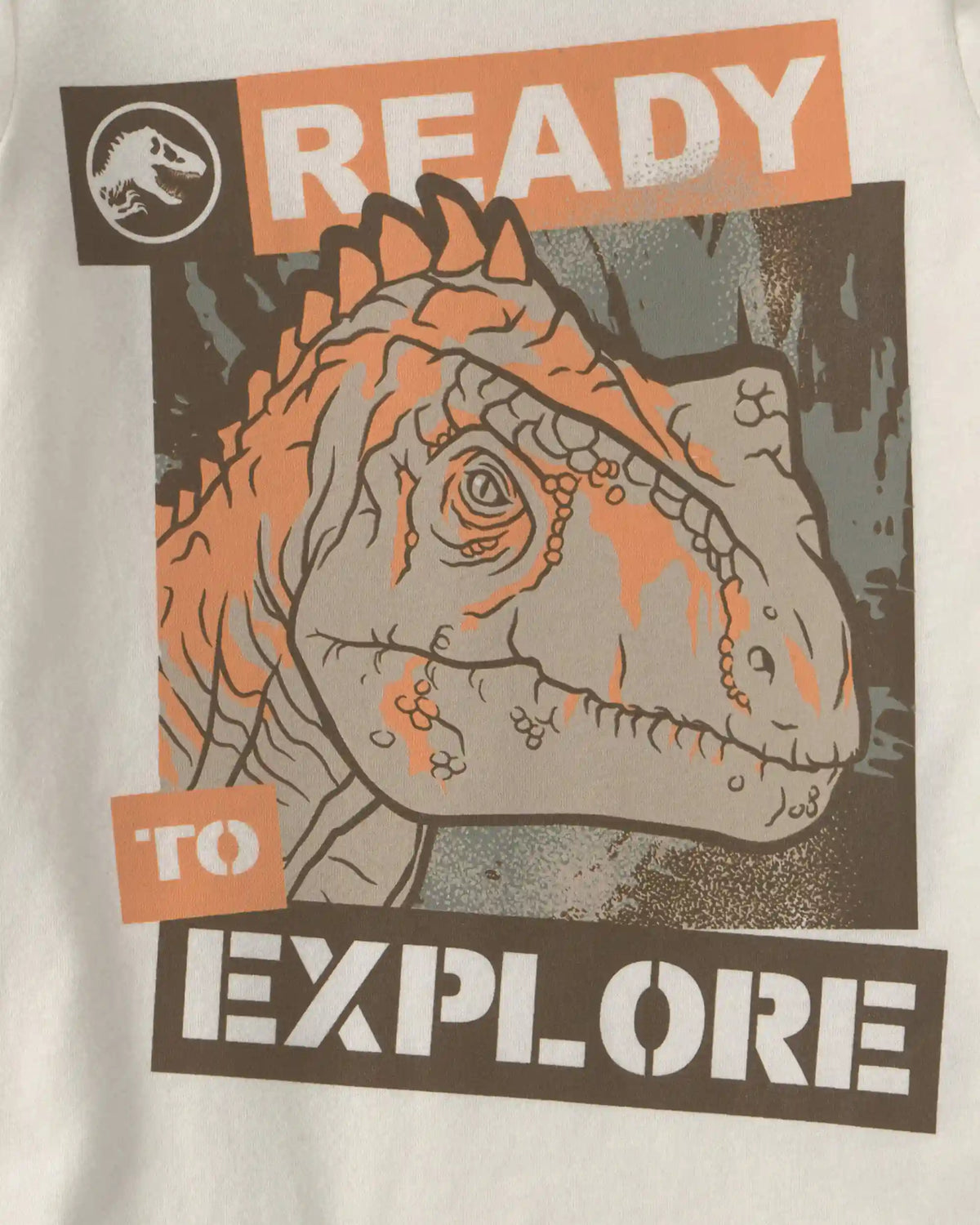 Toddler Boy Jurassic Park™ Long-Sleeve Graphic Tee - White