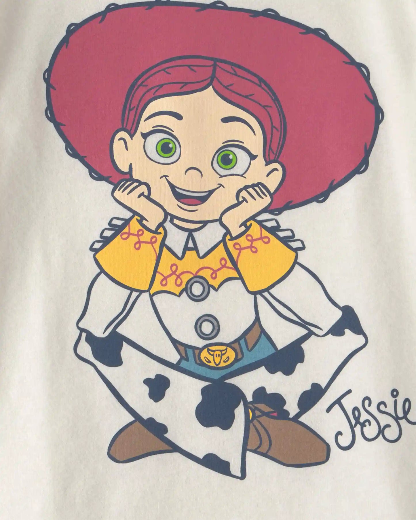 Toddler Girl Disney© Jessie Long-Sleeve Graphic Tee - White