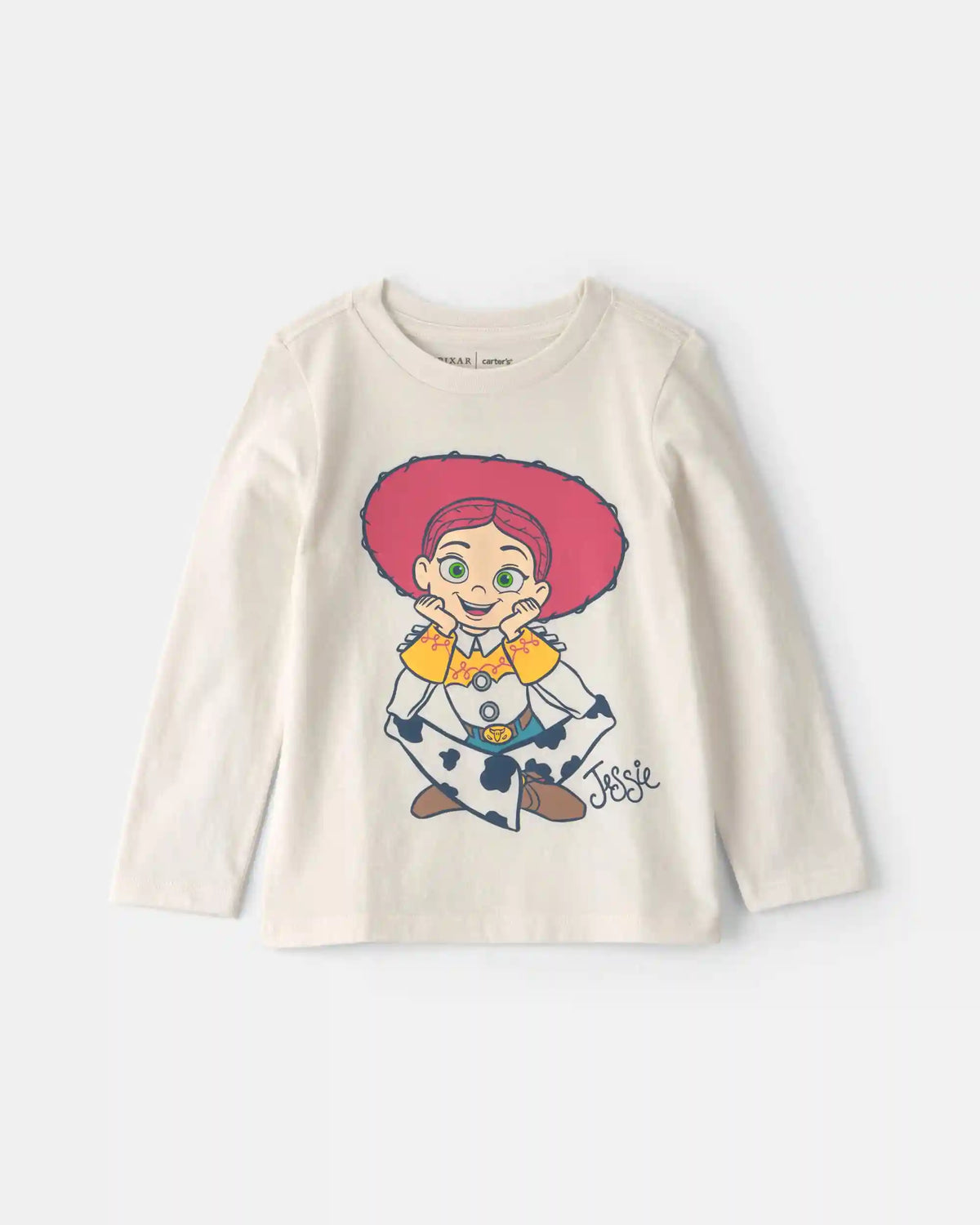 Toddler Girl Disney© Jessie Long-Sleeve Graphic Tee - White
