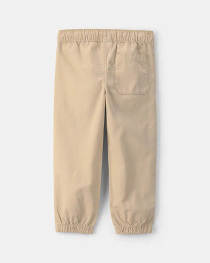 Toddler Boy Canvas Pull-On Pants - Khaki