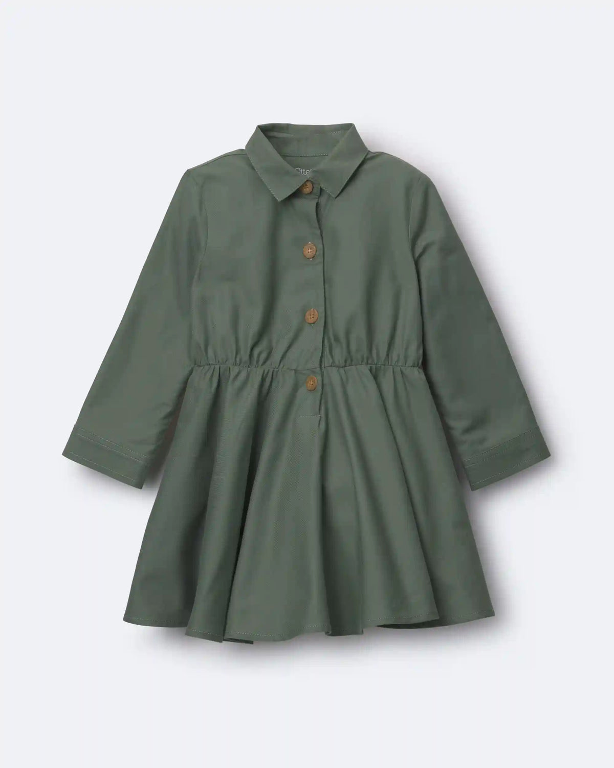 Toddler Girl Avenue Twirl™ Dress - Olive