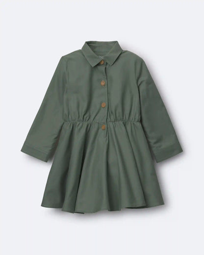 Toddler Girl Avenue Twirl™ Dress - Olive