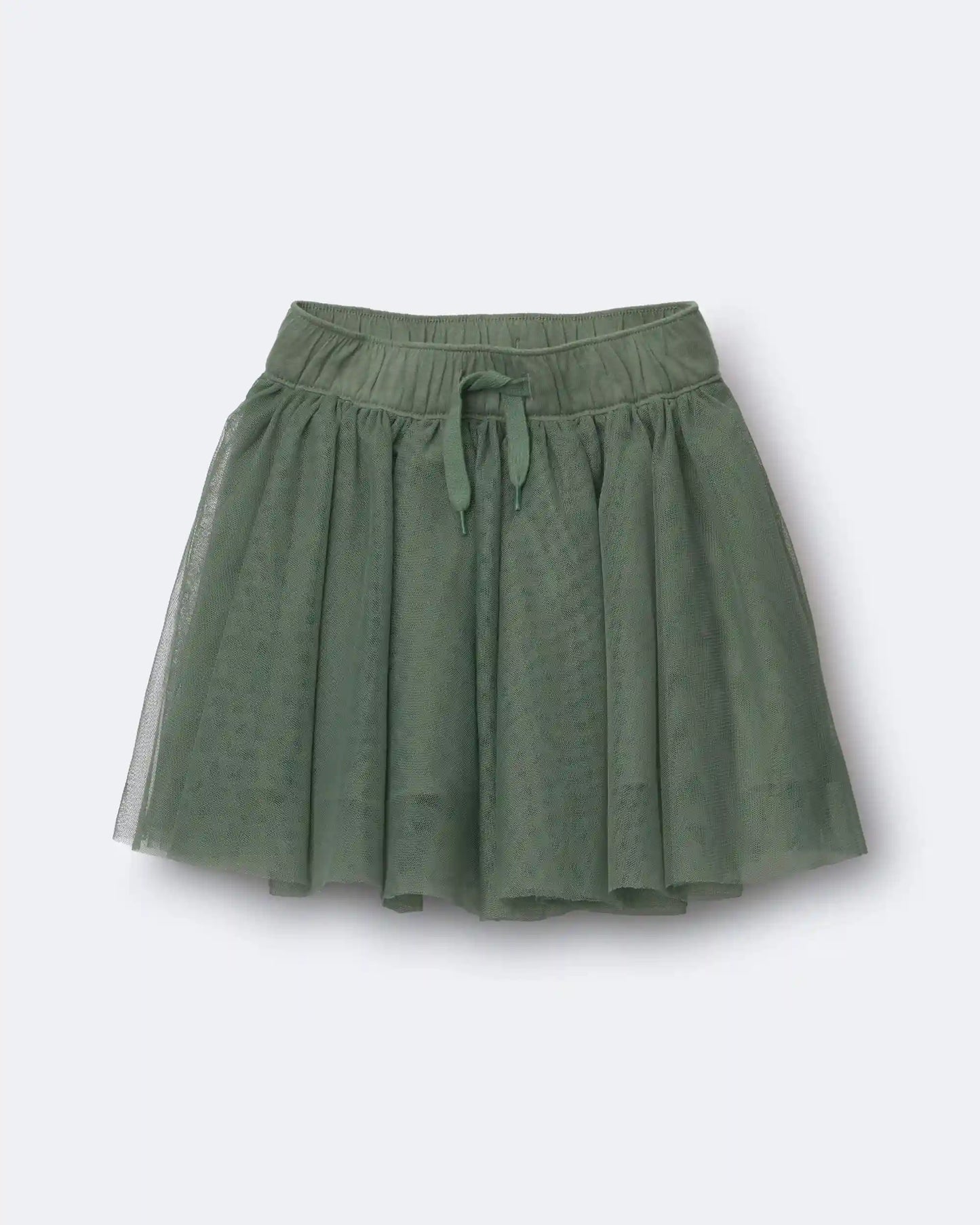 Toddler Girl Avenue Twirl™ Mini Skirt with Tulle - Olive