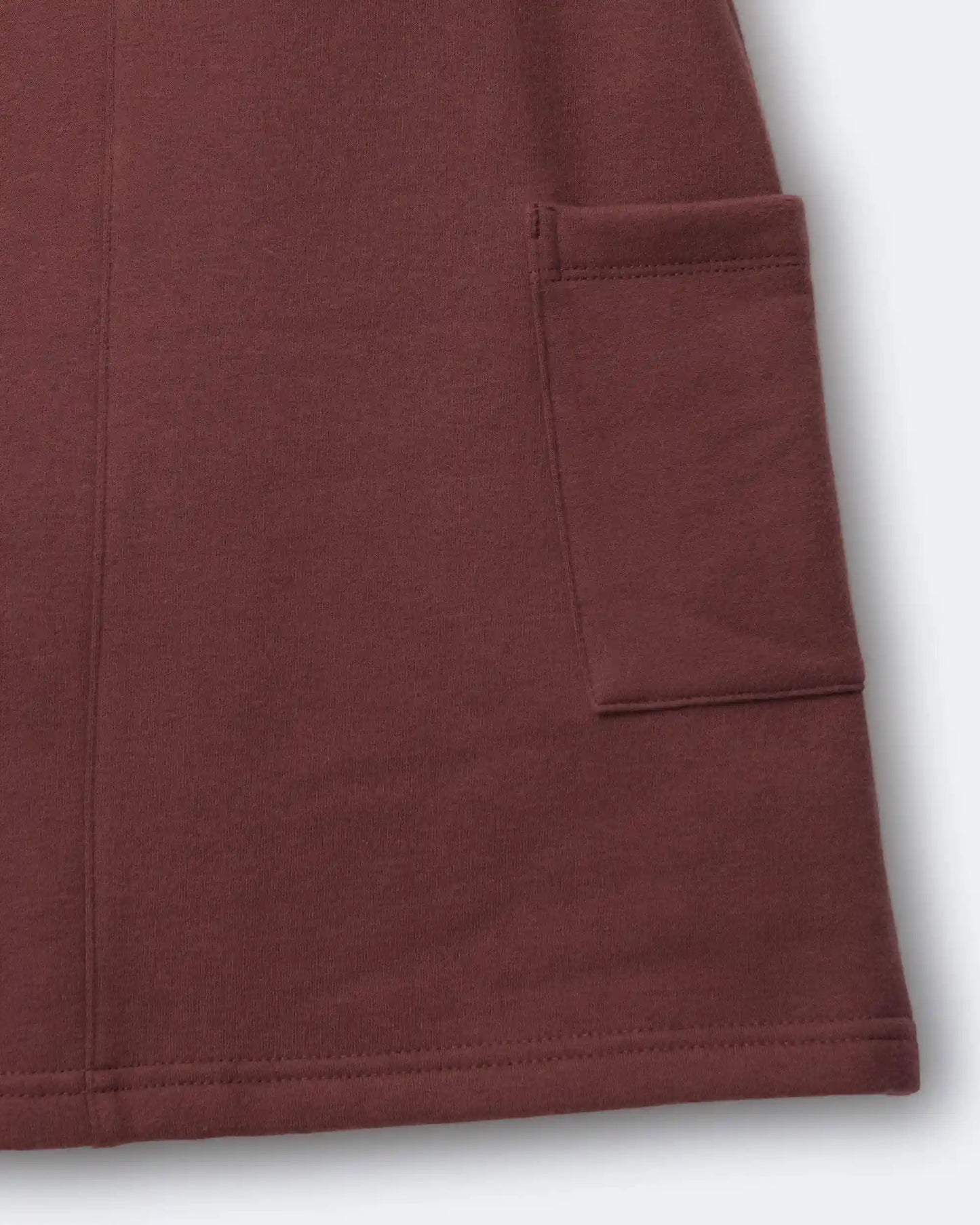Toddler Girl Otter Pocket Jumper - Burgundy