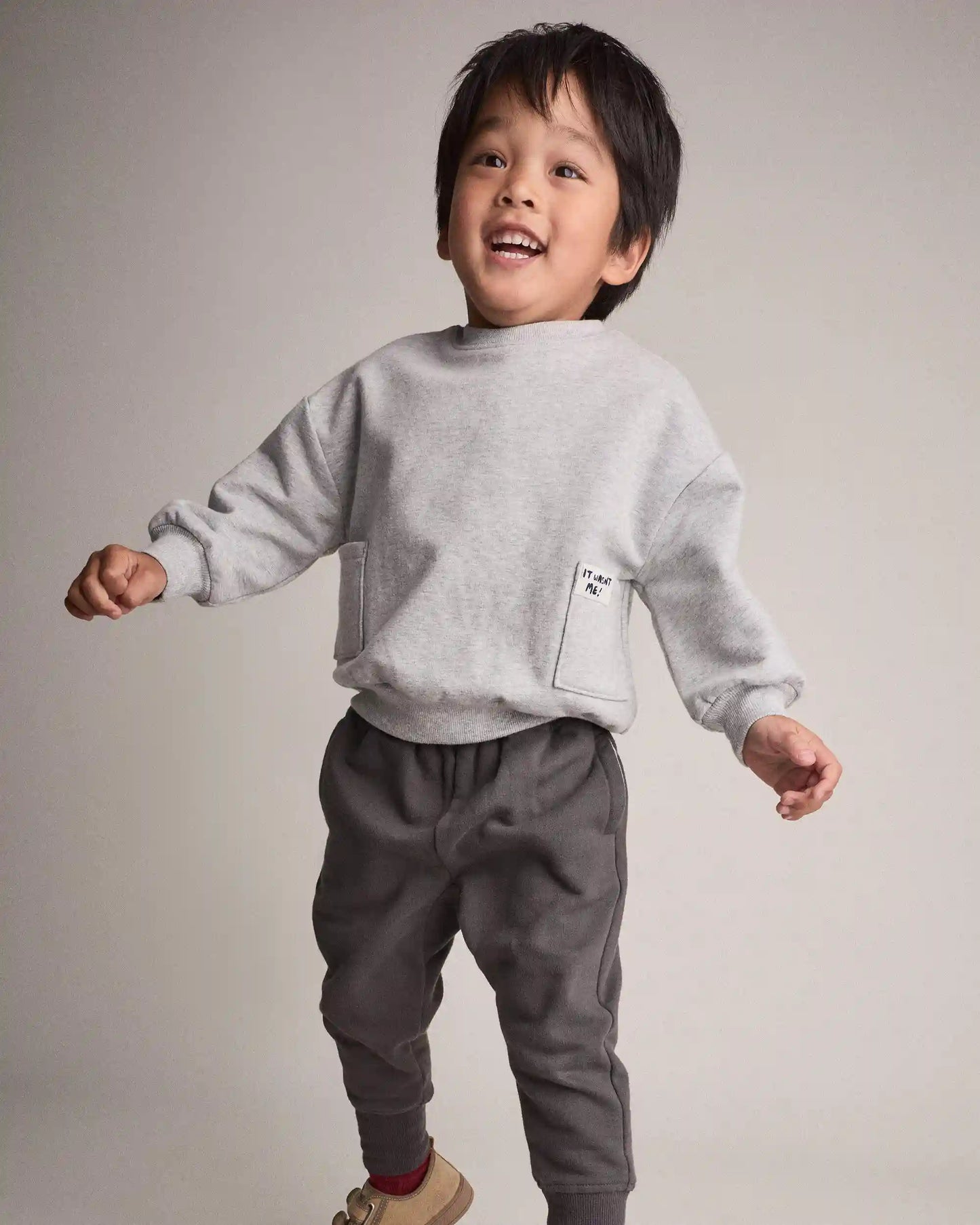 Toddler 'It Wasn't Me!' Otter Sweatshirt™ with Pockets - Heather Grey
