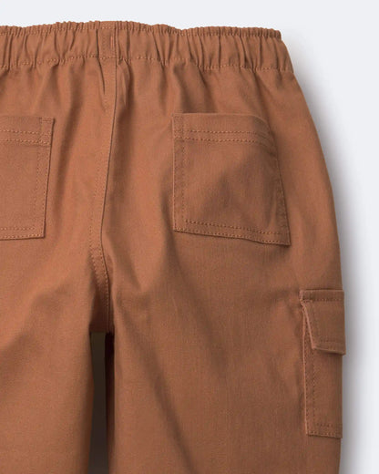 Toddler Front-Seam Joggers - Brown