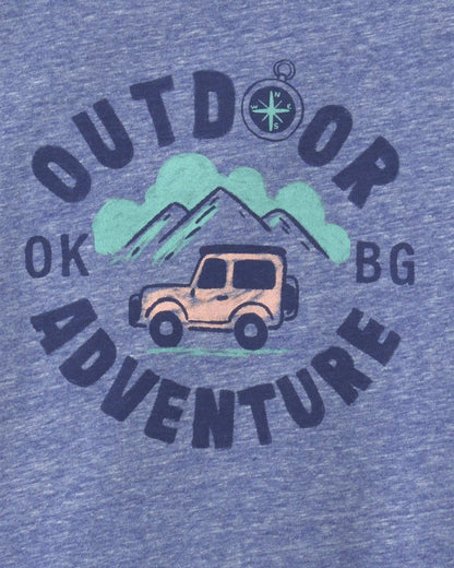Toddler Boy 'Outdoor Adventure' Long-Sleeve Graphic Tee - Blue