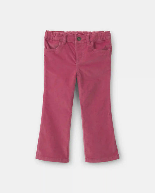 Toddler Girl Corduroy Flare Pants - Pink