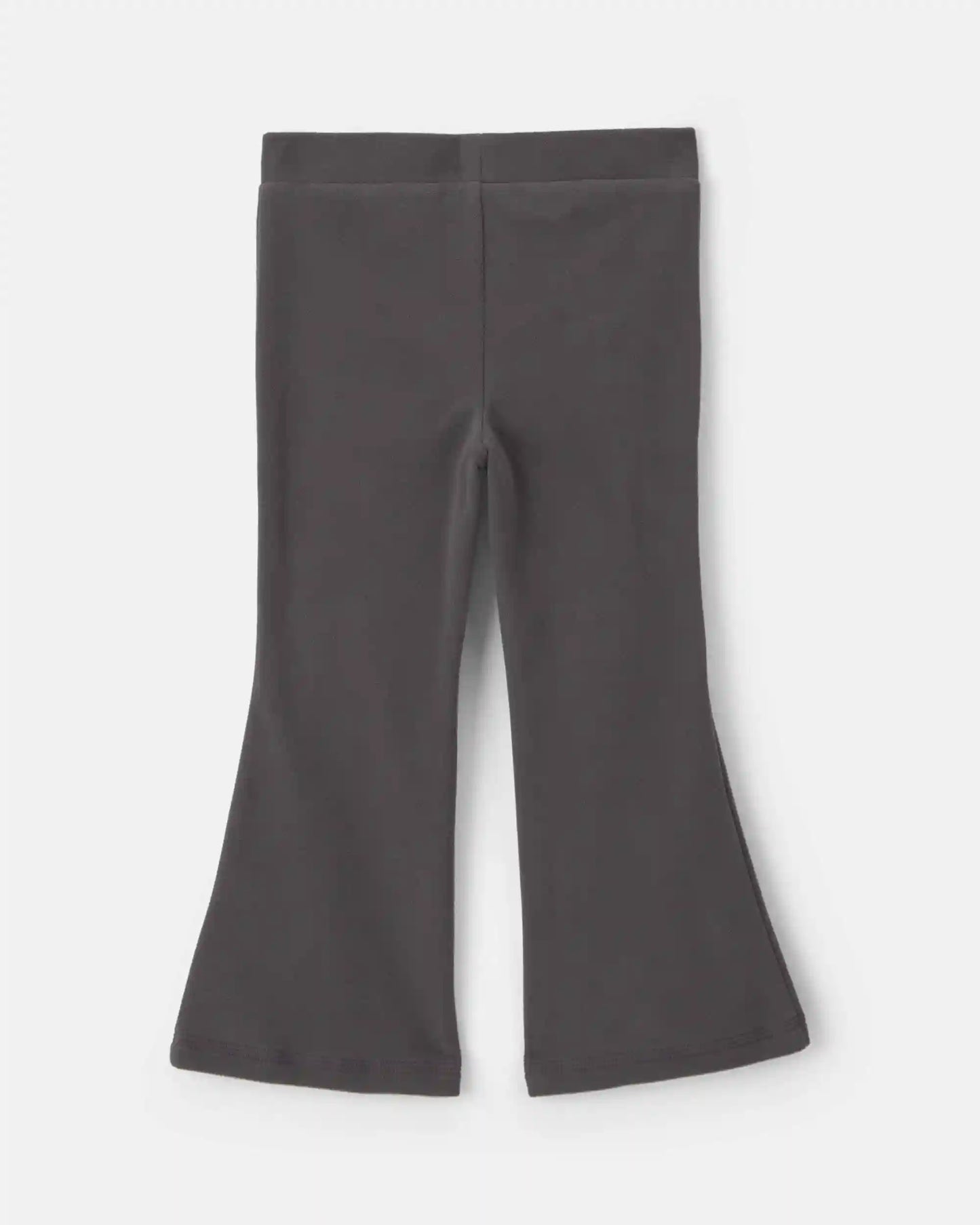 Toddler Girl Fleece Pull-On Pants - Black
