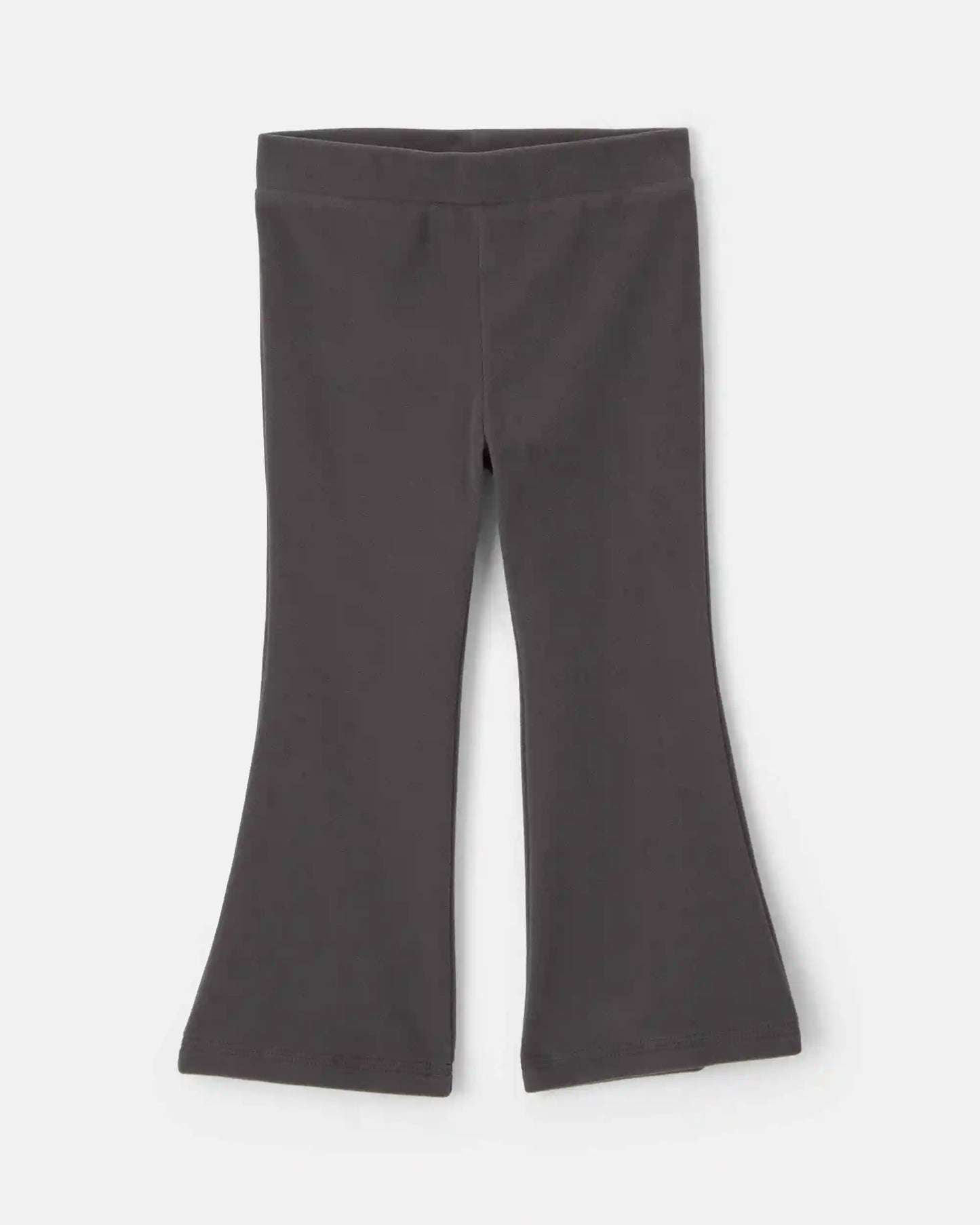 Toddler Girl Fleece Pull-On Pants - Black