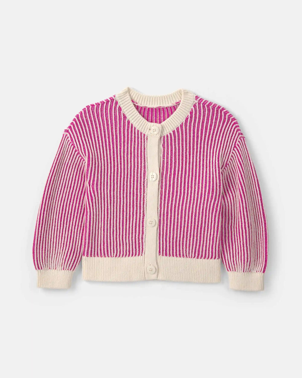 Toddler Girl Button-Down Cardigan Sweater - Pink