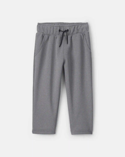 Toddler Boy French Terry Active Pants - Grey