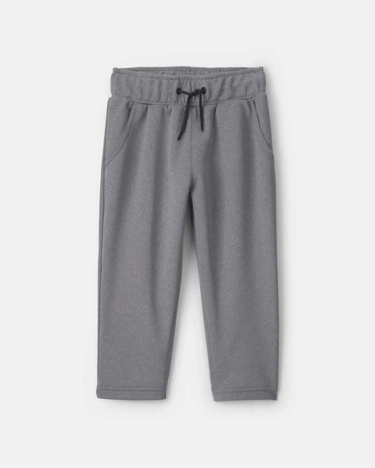 Toddler Boy French Terry Active Pants - Grey