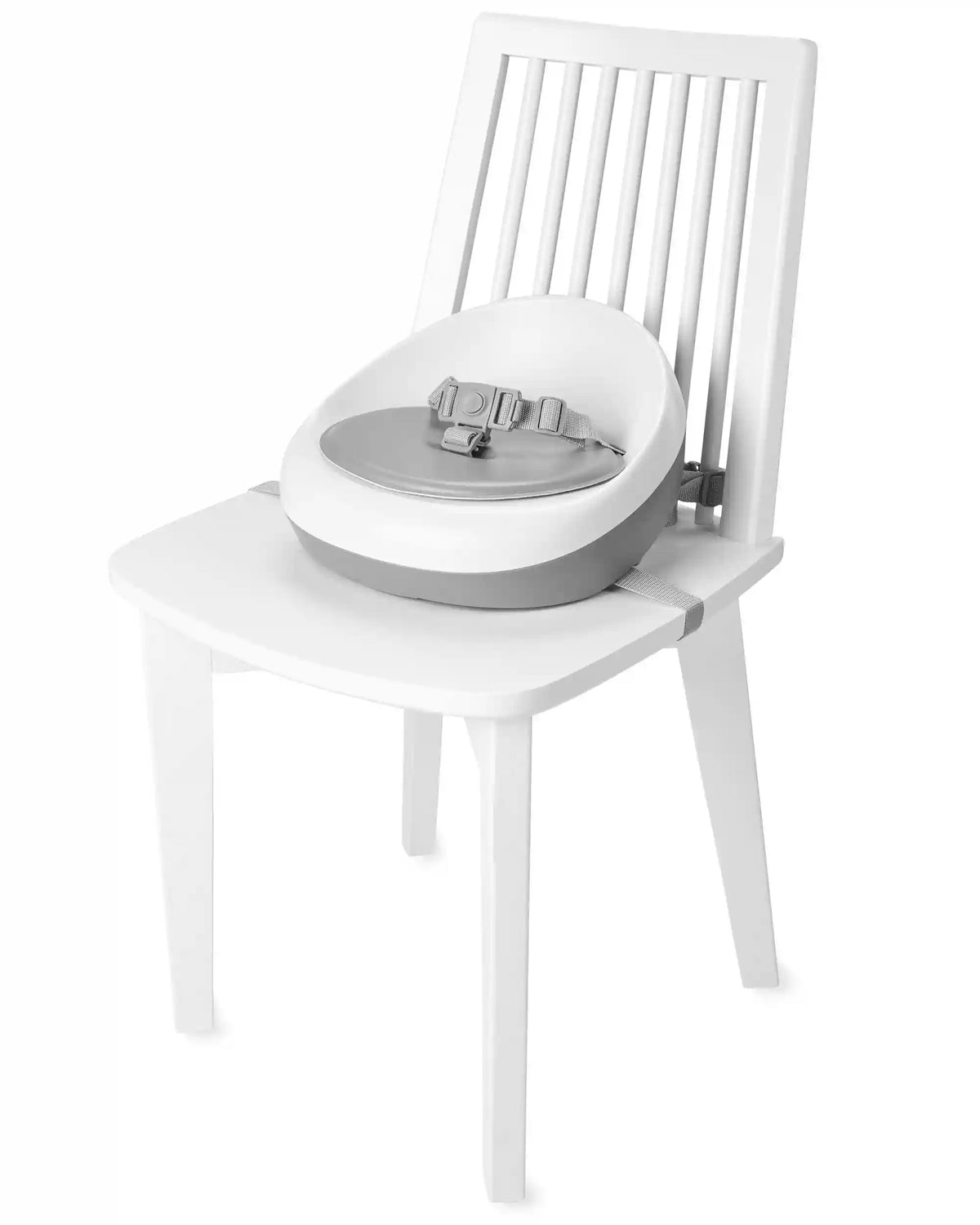 Sleek Seat Booster - Grey/White