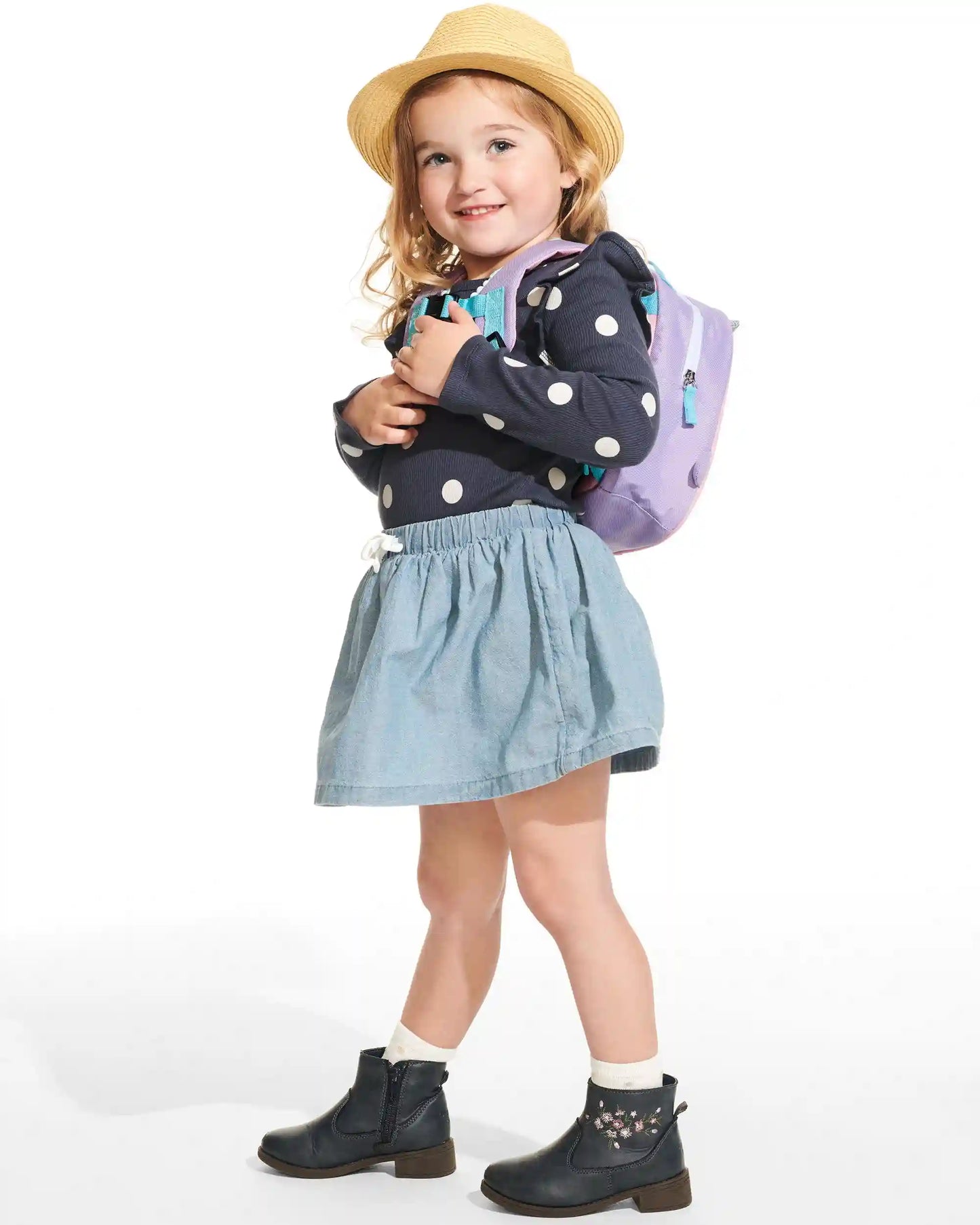 Zoo Mini Backpack with Safety Harness - Narwhal