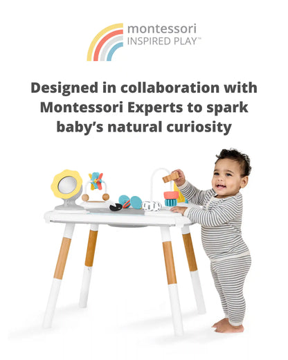 Discoverosity Montessori-Inspired 3-Stage Activity Center & Play Table