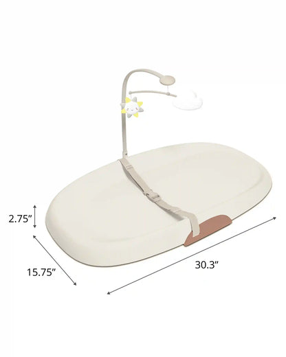 Nursery Style Wipe-Clean Changing Pad - 18 in - Oat