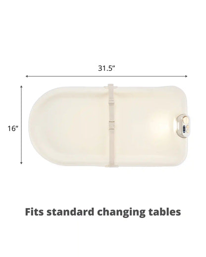 Nursery Style Light-Up Changing Pad & Diaper Tracker - Oat