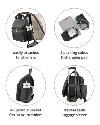 Forma Next Backpack Diaper Bag - Oat