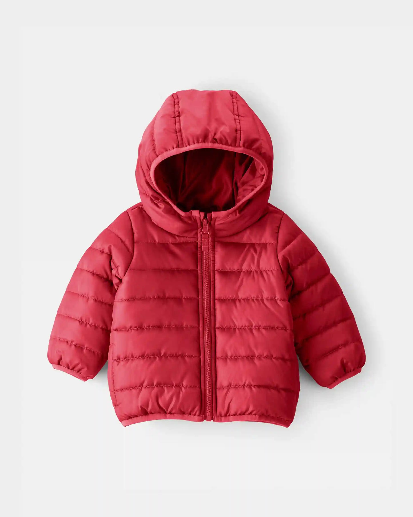 Baby Boy Midweight Packable Puffer - Red