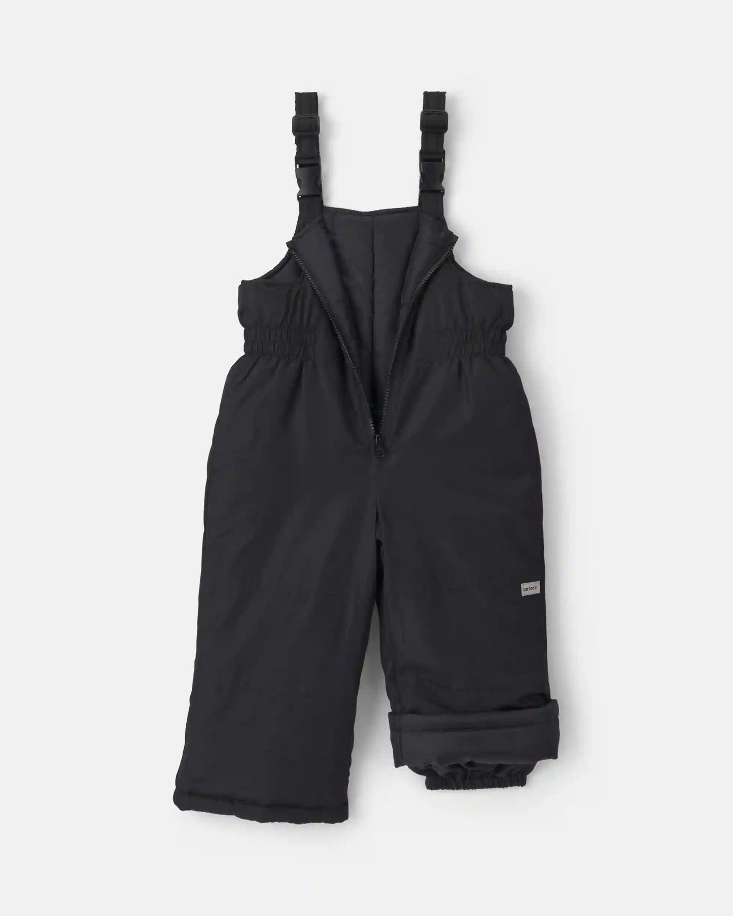 Toddler Overall Snowsuit Bib - Black