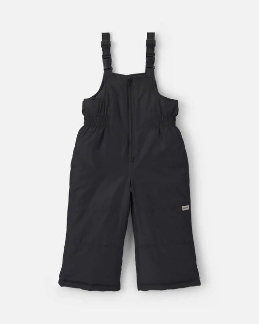 Toddler Overall Snowsuit Bib - Black