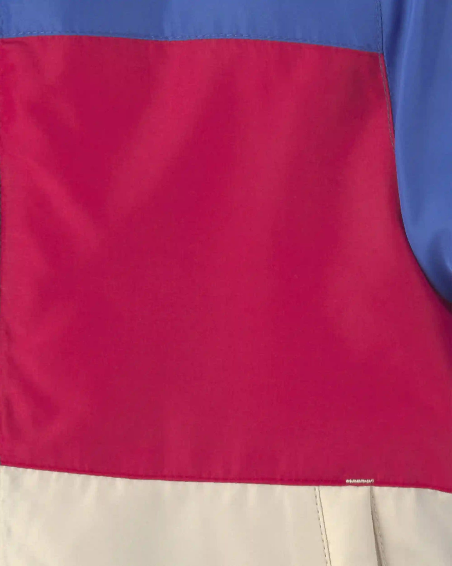 Toddler Boy 2-Piece Color Block Hooded Snowsuit Jacket & Bib Set - Blue/Red