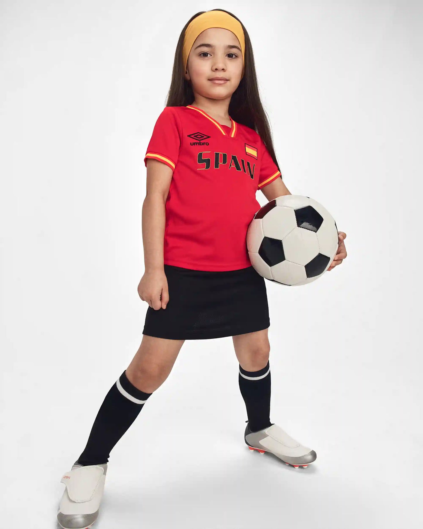 Kids Umbro Spain Soccer Jersey - Red