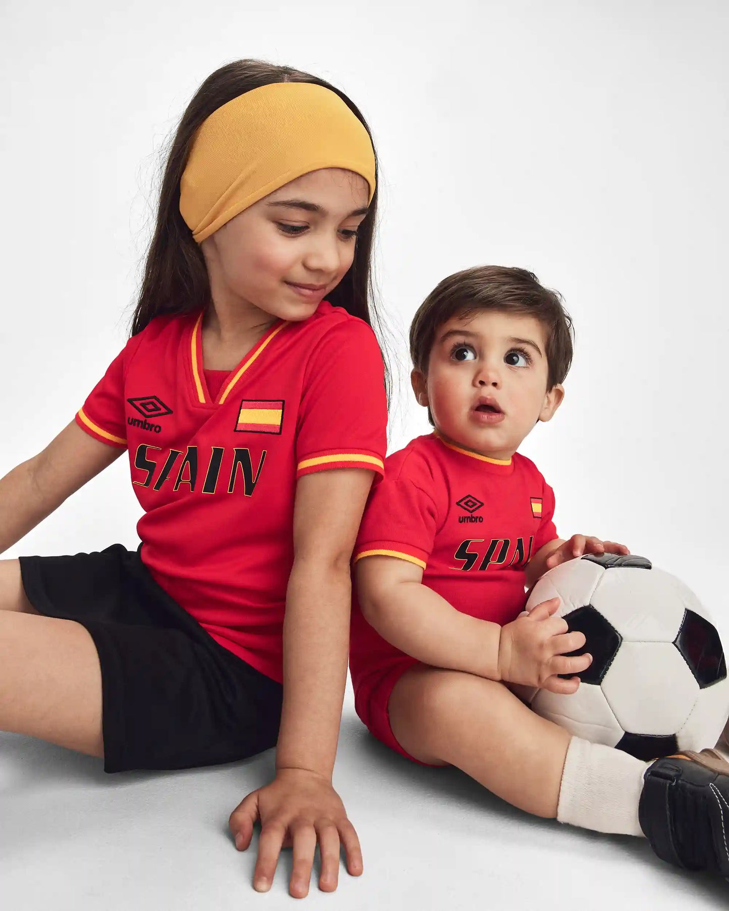 Kids Umbro Spain Soccer Jersey - Red